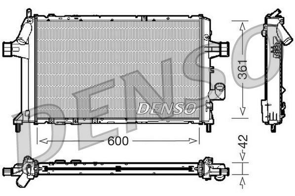 DENSO Radiatore, Raffreddamento motore DRM20085