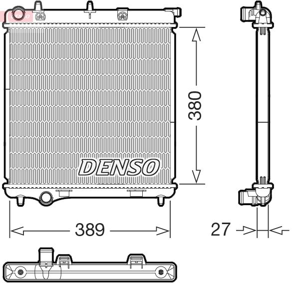 DENSO Radiatore, Raffreddamento motore DRM21108