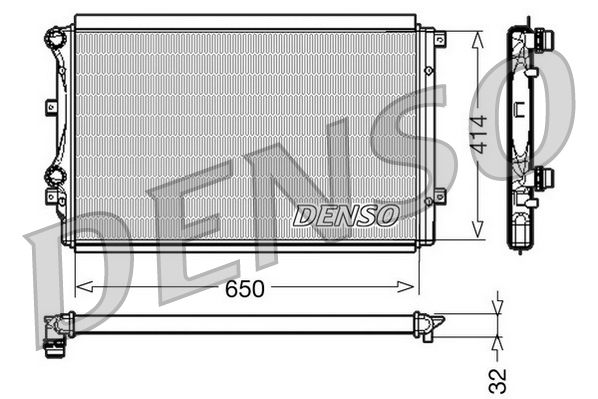 DENSO Radiatore, Raffreddamento motore DRM32015