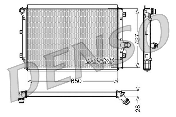 DENSO Radiatore, Raffreddamento motore DRM32017