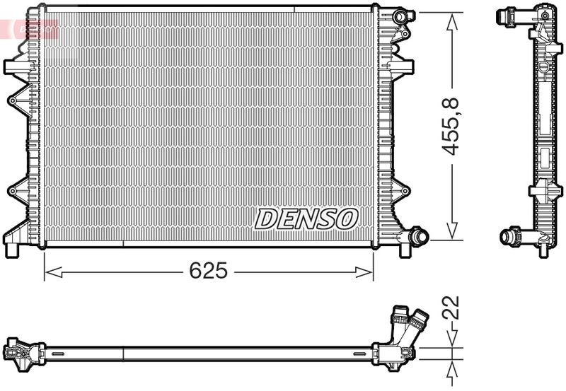 DENSO Radiatore, Raffreddamento motore DRM32066