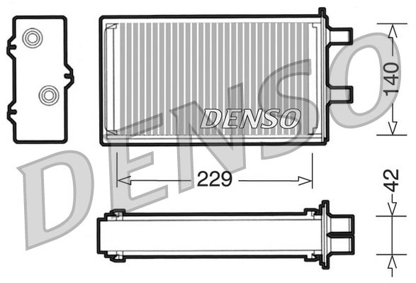 DENSO Scambiatore calore, Riscaldamento abitacolo DRR13001
