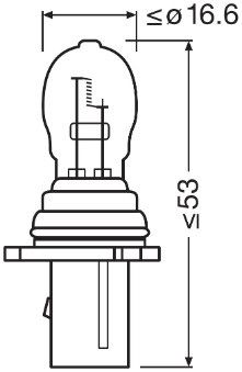 OSRAM Lampadina, Luce guida diurna 828
