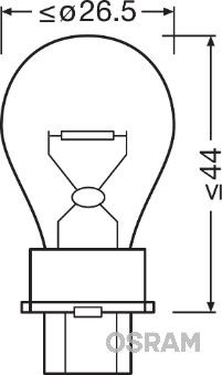 OSRAM Lampadina, Indicatore direzione 3156