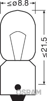 OSRAM Lampadina, Luce di lettura 3860