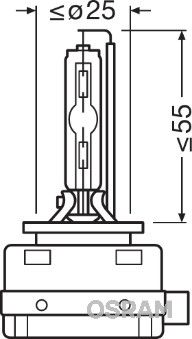 OSRAM Lampadina, Faro principale 66140