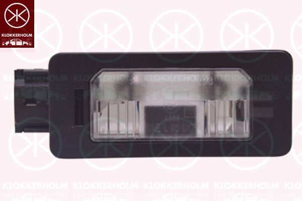 KLOKKERHOLM Luce targa 00650850