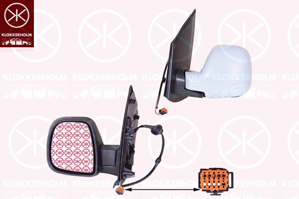 KLOKKERHOLM Specchio retrovisore esterno 05541043