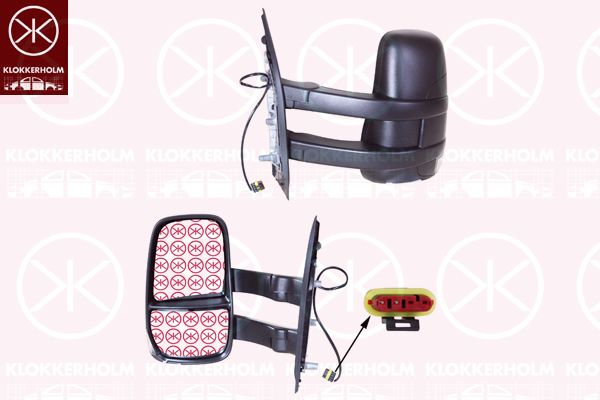 KLOKKERHOLM Specchio retrovisore esterno 30821013