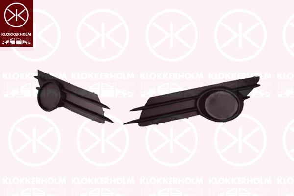 KLOKKERHOLM Griglia di ventilazione, Paraurti 5024913