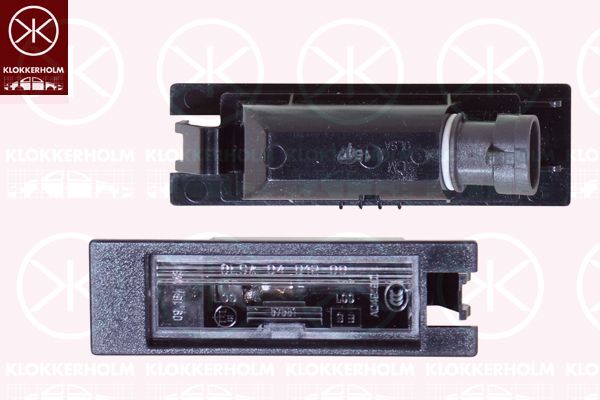 KLOKKERHOLM Luce targa 50520850