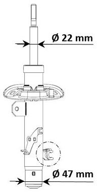 KYB Ammortizzatore 339803