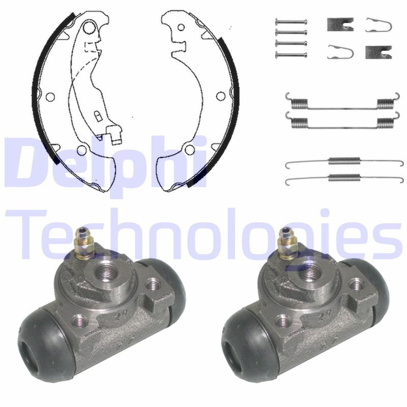 DELPHI Kit ganasce freno 1033