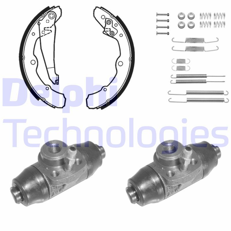 DELPHI Kit ganasce freno 1041