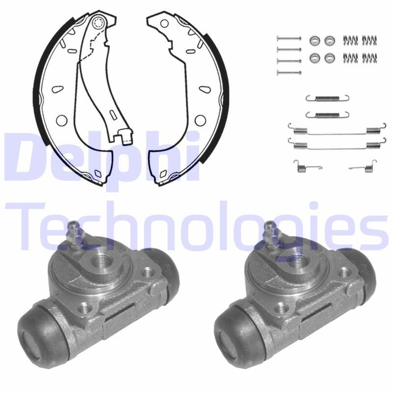 DELPHI Kit ganasce freno 1046