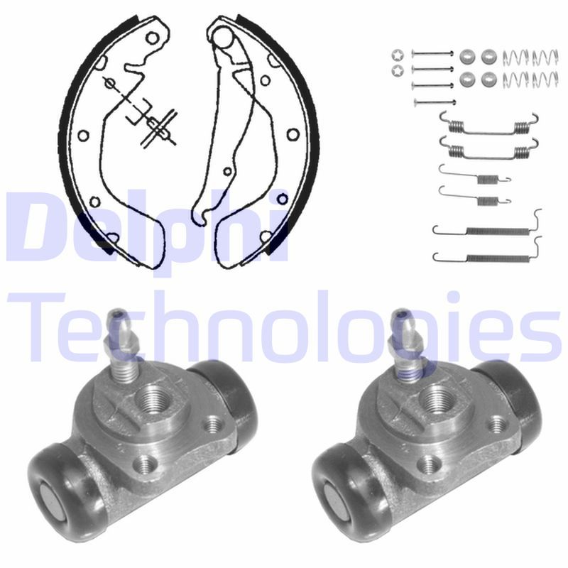 DELPHI Kit ganasce freno 1049