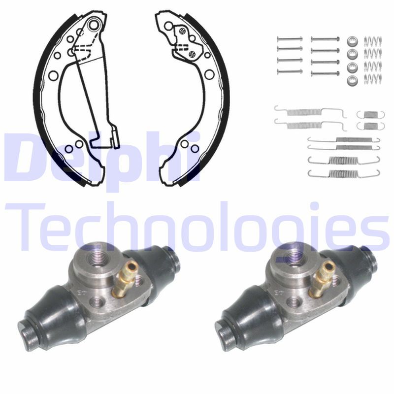 DELPHI Kit ganasce freno 719