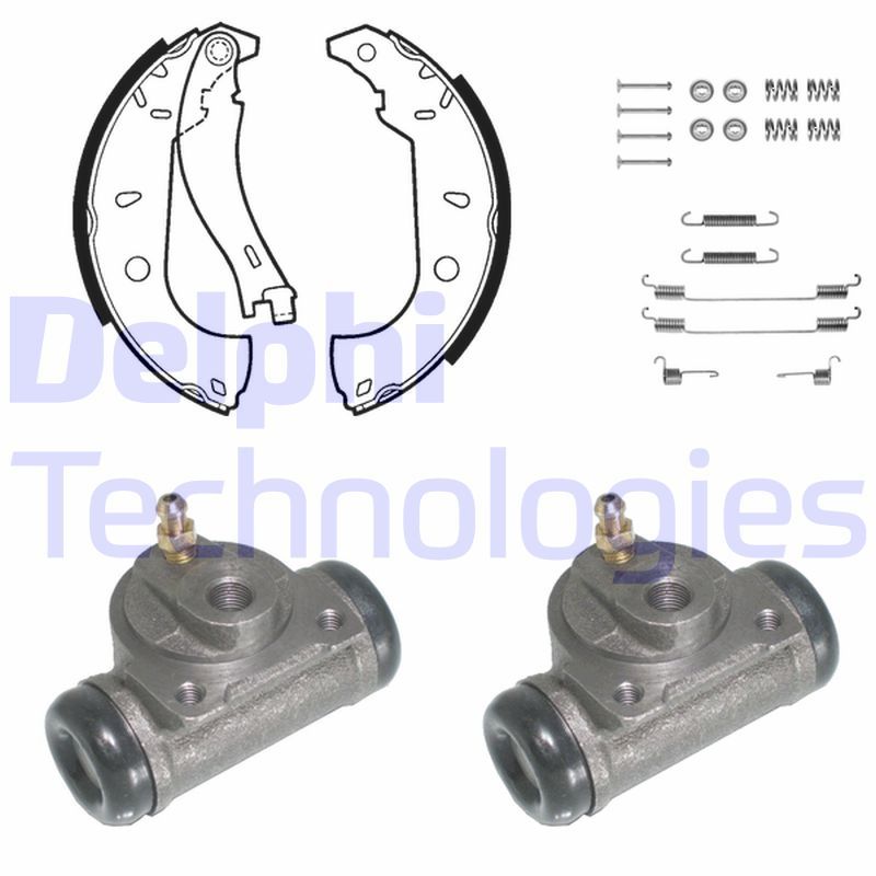 DELPHI Kit ganasce freno 761