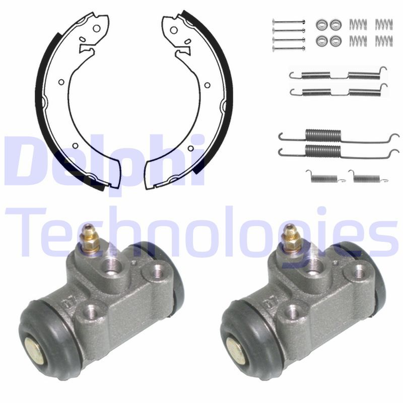 DELPHI Kit ganasce freno 789