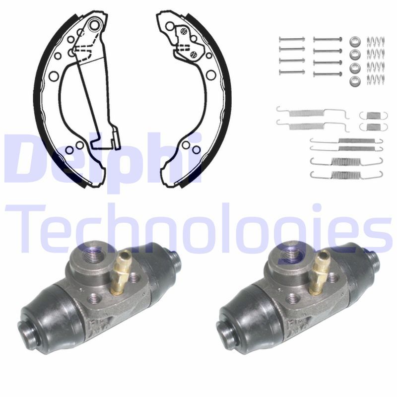DELPHI Kit ganasce freno 792
