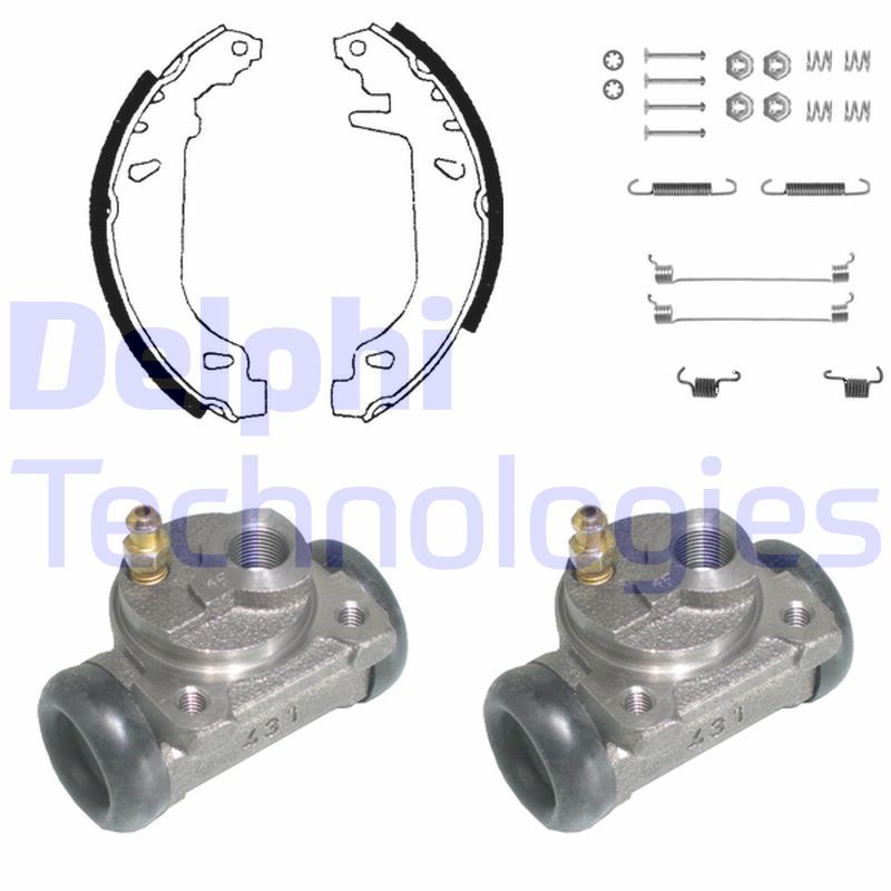 DELPHI Kit ganasce freno 823