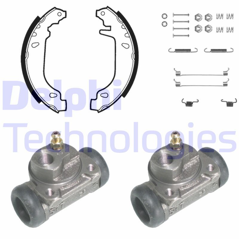 DELPHI Kit ganasce freno 827