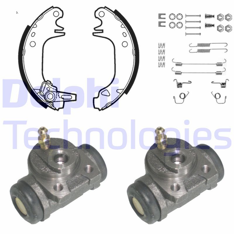 DELPHI Kit ganasce freno 831