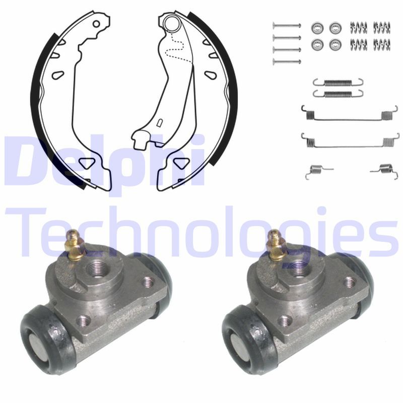 DELPHI Kit ganasce freno 848