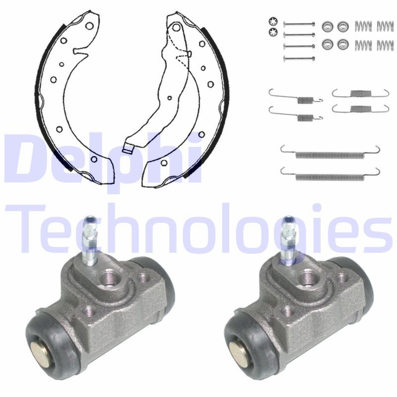 DELPHI Kit ganasce freno 856