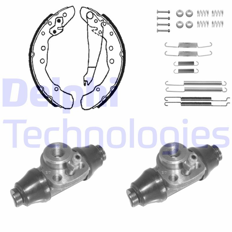 DELPHI Kit ganasce freno 878