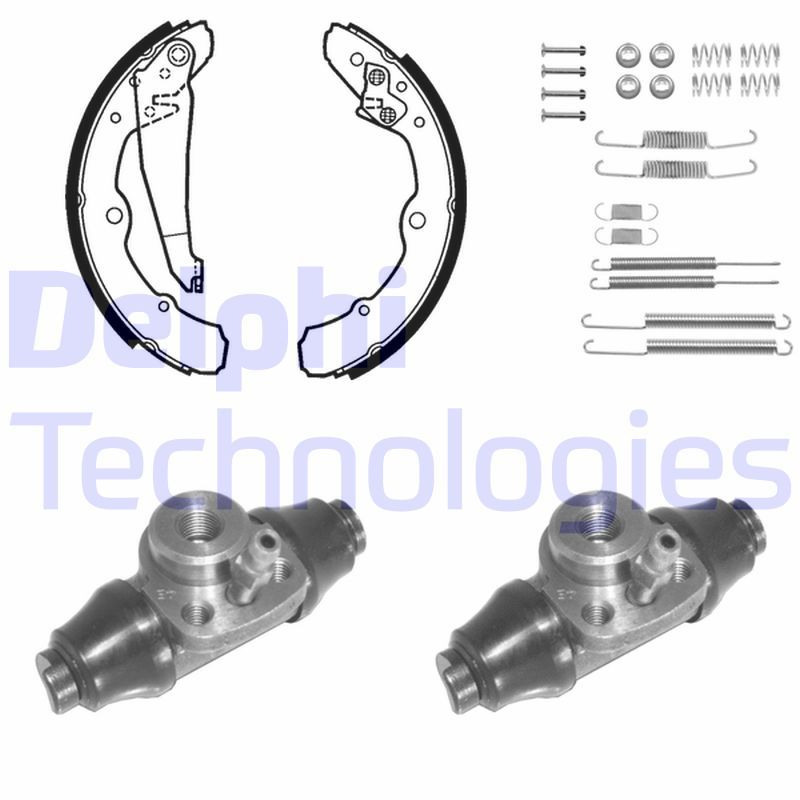 DELPHI Kit ganasce freno 883