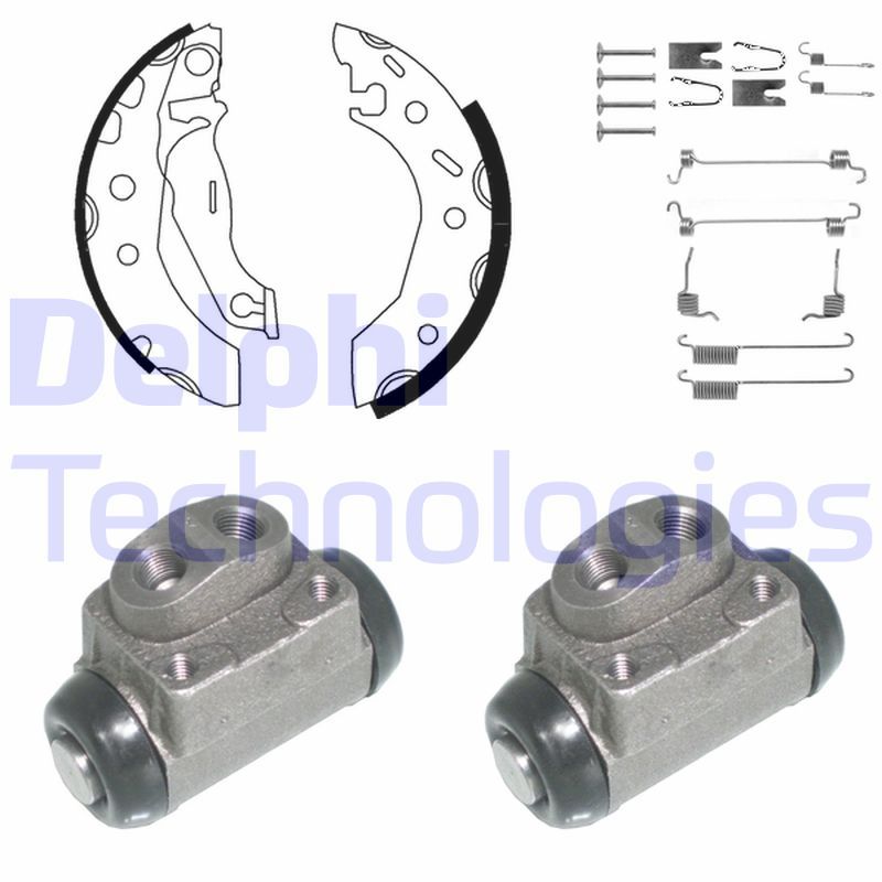 DELPHI Kit ganasce freno 897