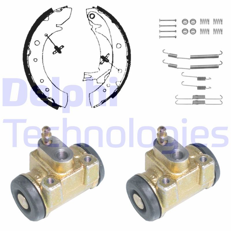 DELPHI Kit ganasce freno 902