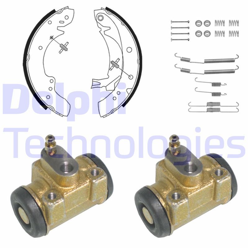 DELPHI Kit ganasce freno 915