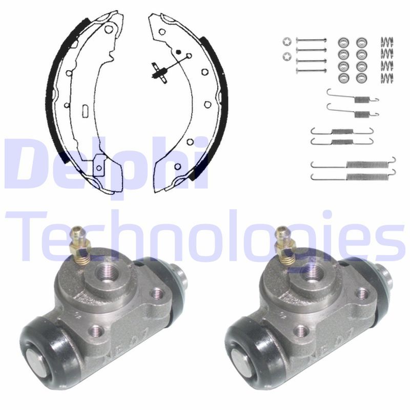 DELPHI Kit ganasce freno 918