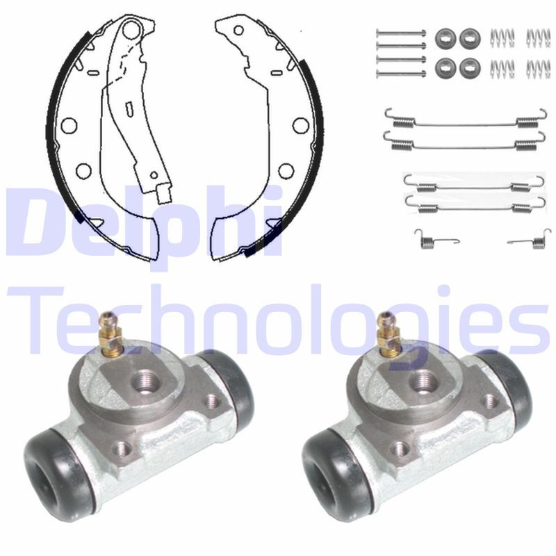 DELPHI Kit ganasce freno 934
