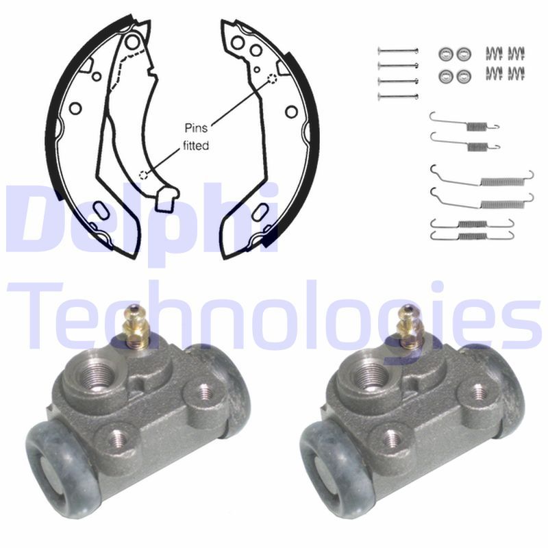 DELPHI Kit ganasce freno 963