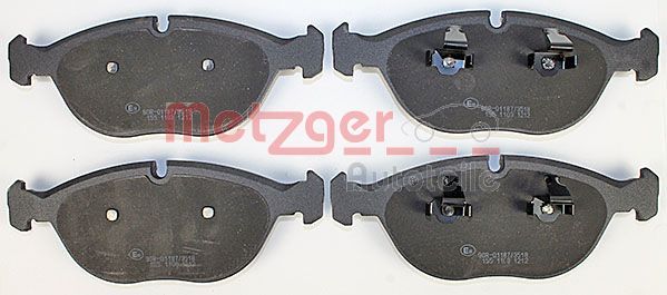 METZGER Kit pastiglie freno, Freno a disco 1170454