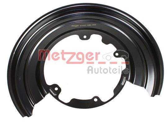 METZGER Lamiera paraspruzzi, Disco freno 6115157