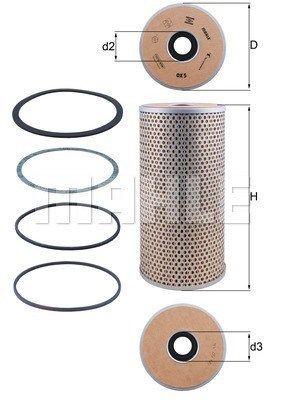 MAGNETI MARELLI Filtro olio 154013074200
