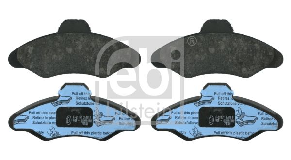 FEBI BILSTEIN Kit pastiglie freno, Freno a disco 16038