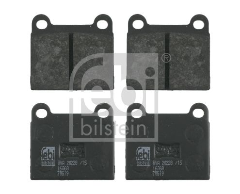 FEBI BILSTEIN Kit pastiglie freno, Freno a disco 16068