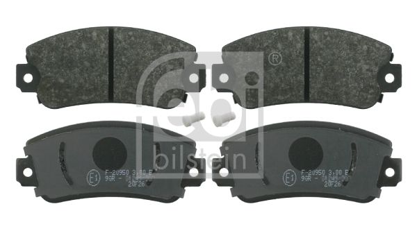 FEBI BILSTEIN Kit pastiglie freno, Freno a disco 16077