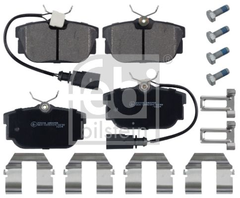 FEBI BILSTEIN Kit pastiglie freno, Freno a disco 16408