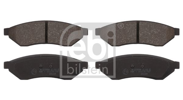 FEBI BILSTEIN Kit pastiglie freno, Freno a disco 16722