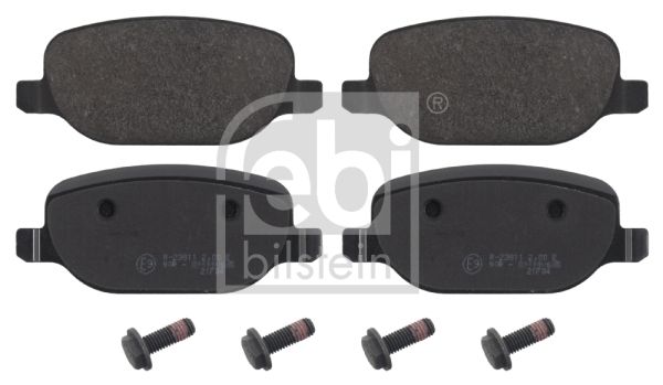 FEBI BILSTEIN Kit pastiglie freno, Freno a disco 16851