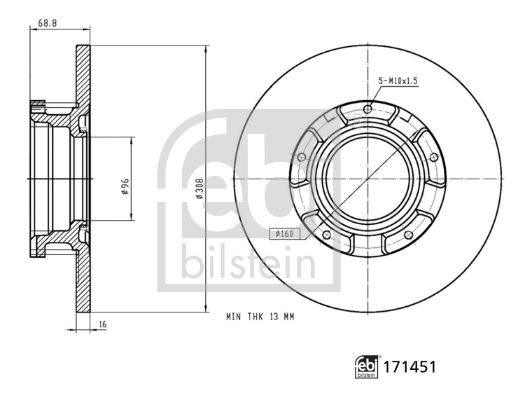 FEBI BILSTEIN Discofreno 171451