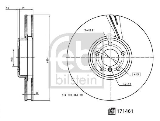 FEBI BILSTEIN Discofreno 171461