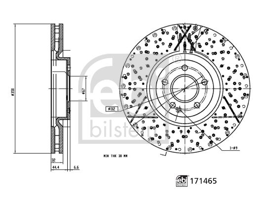 FEBI BILSTEIN Discofreno 171465