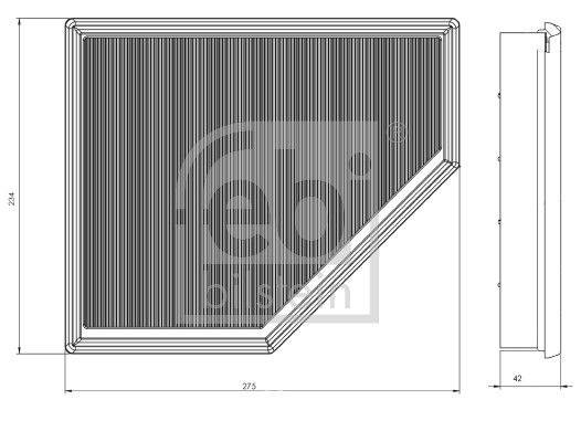 FEBI BILSTEIN Filtro aria 173185